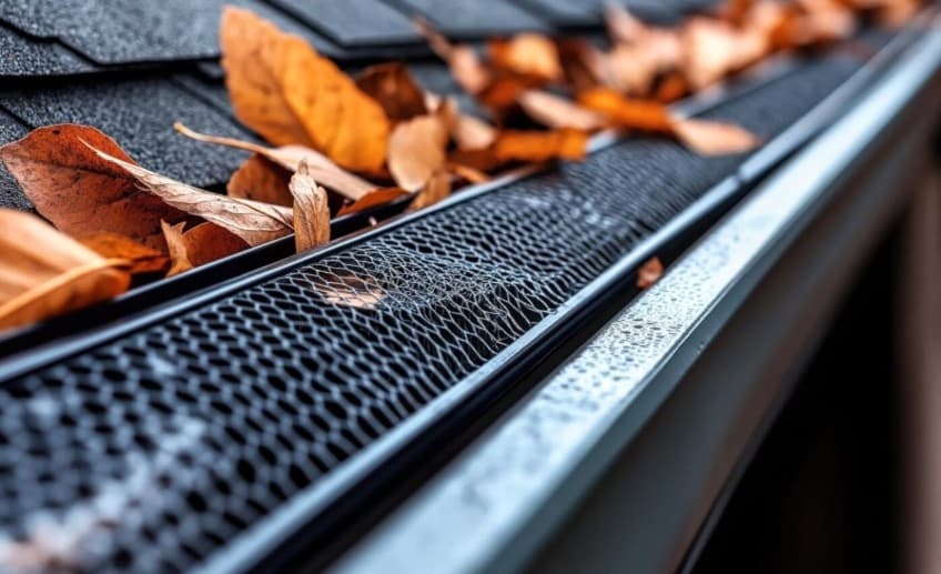 Illustrative gutter guard outcome example